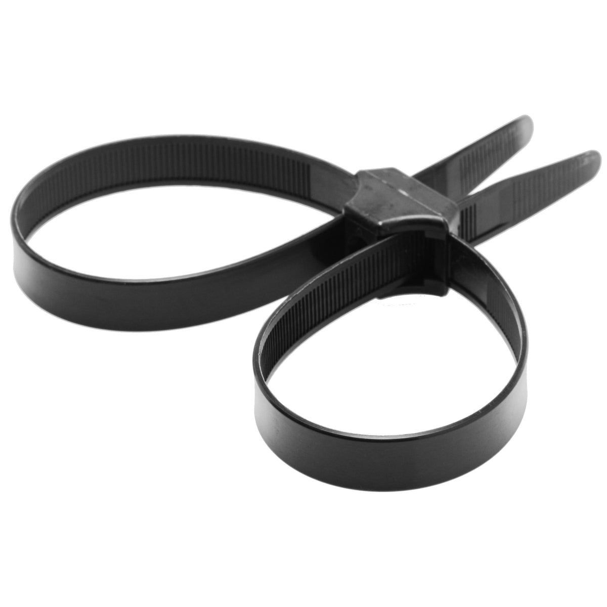 Misbehaved Black Zip Tie Police Cuffs - 5 Pack