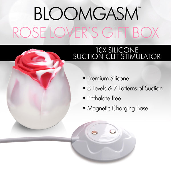 The Rose Lovers Gift Box 10x Clit Suction Rose - Swirl