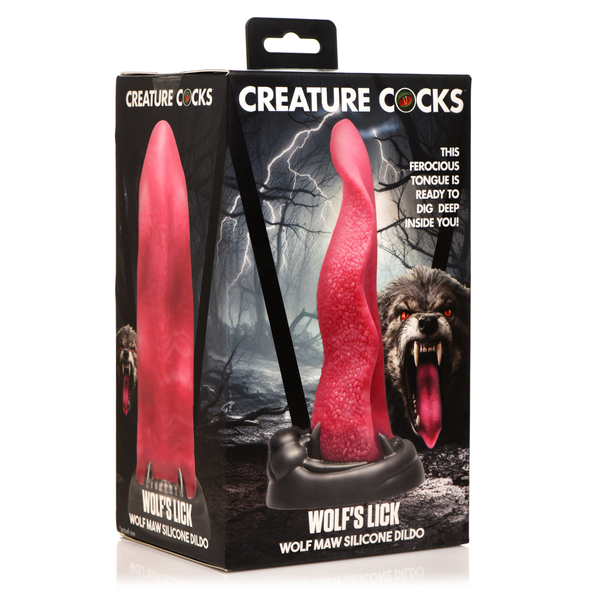 Wolf's Lick Silicone Dildo