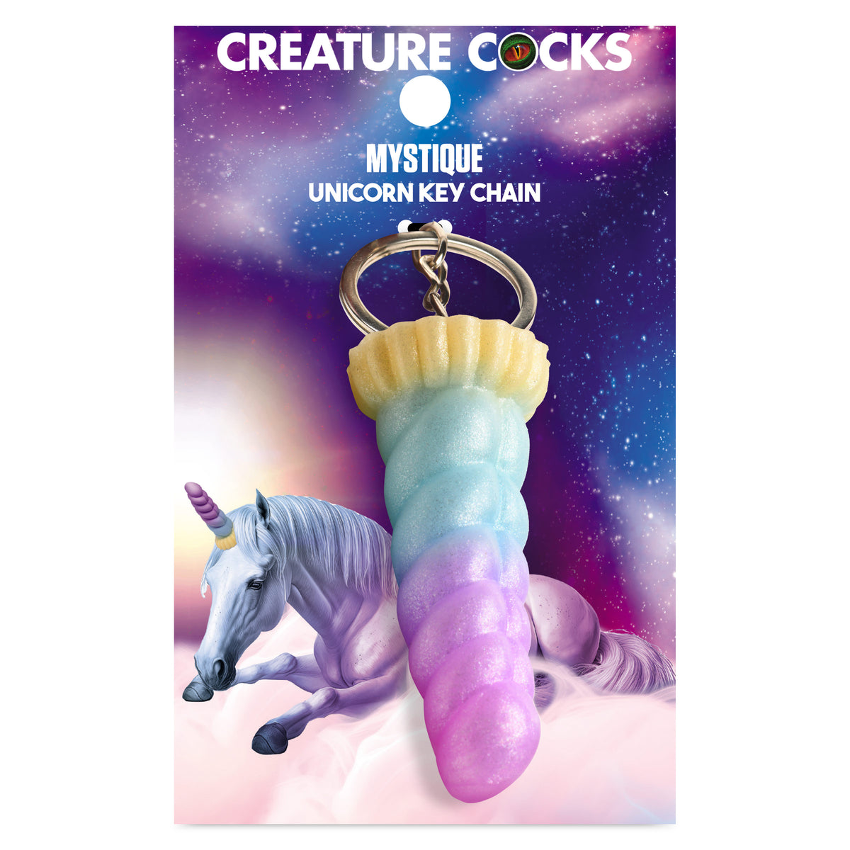 Mystique Unicorn Mini Dildo Key Chain