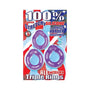 All American Triple Rings (Clear/Purple) - Royal Sins