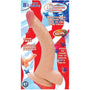 All American Whoppers 8 in. Curved Dong with Balls Beige - Royal Sins