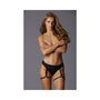 Allure Adore Double Crush Panty Black L/XL - Royal Sins