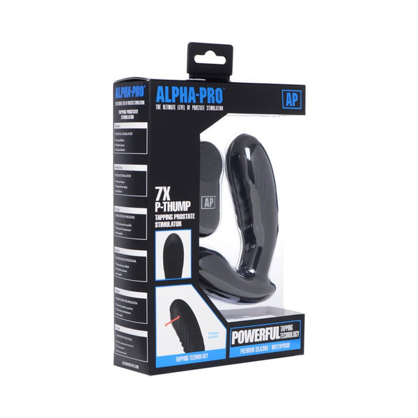 Alpha - Pro 7X P - Thump Tapping Prostate Vibe with Remote - Royal Sins