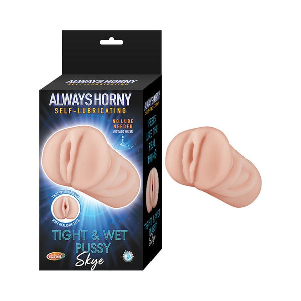 Always Horny Self - Lubricating Masturbator Skye Beige - Royal Sins