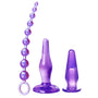 Amethyst Adventure 3 Piece Anal Toy Kit - Royal Sins