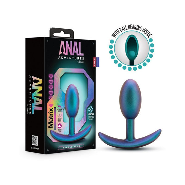 Anal Adventures Matrix Nebula Plug Lunar Blue - Royal Sins