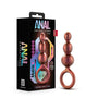 Anal Adventures Matrix Silicone Beaded Loop Plug Copper - Royal Sins