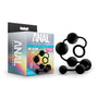 Anal Adventures Platinum Silicone Large Anal Beads Black - Royal Sins