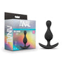 Anal Adventures Platinum Silicone Wave Plug Black - Royal Sins