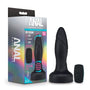 Anal Adventures Platinum?Vibrating & Rotating Drive Plug Black - Royal Sins