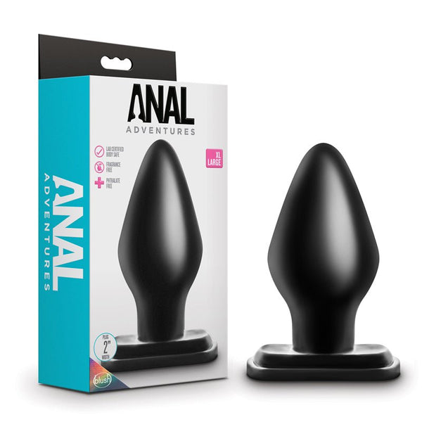 Anal Adventures XL Plug Black - Royal Sins