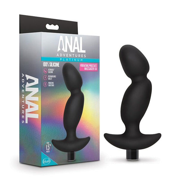 Anal Adventures?Platinum Silicone Rechargeable Vibrating Prostate Massager 04 - Royal Sins