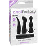 Anal Fantasy Collection 4 - Piece Silicone Anal Adventure Kit Black - Royal Sins