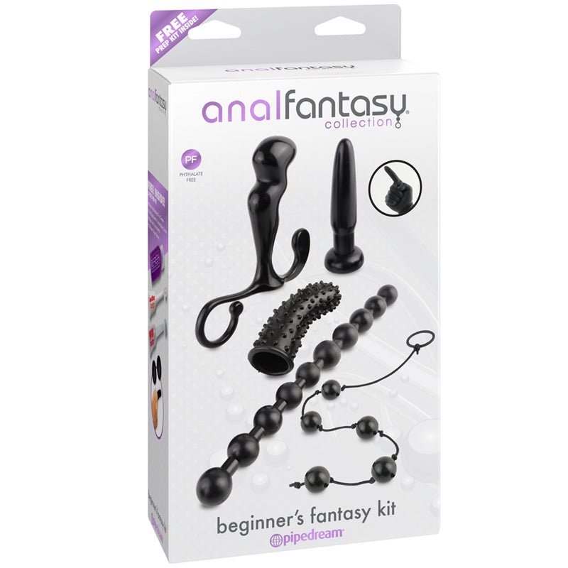 Anal Fantasy Collection 5 - Piece Beginner's Fantasy Kit Black - Royal Sins