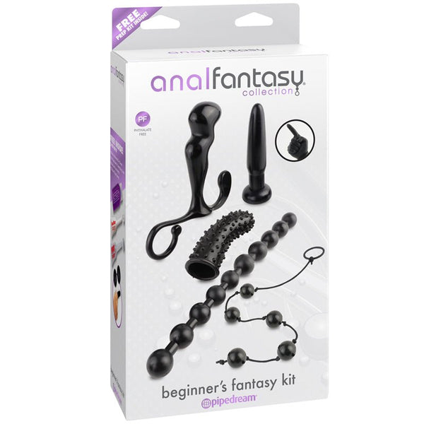 Anal Fantasy Collection 5 - Piece Beginner's Fantasy Kit Black - Royal Sins