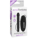 Anal Fantasy Collection Remote - Controlled Vibrating Butt Buddy Black - Royal Sins