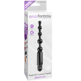 Anal Fantasy Collection Vibrating Beginner's Power Beads Black - Royal Sins