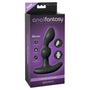 Anal Fantasy Elite Collection Rechargeable Vibrating Silicone P - Motion Massager Black - Royal Sins