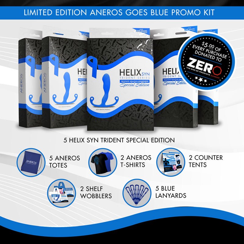 Aneros Goes Blue Helix Promo Kit - Royal Sins