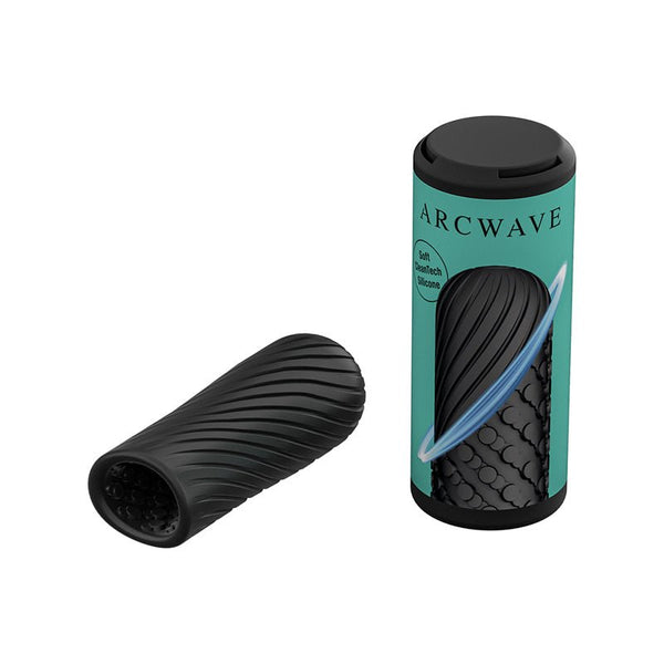 Arcwave Ghost Reversible Silicone Stroker Black - Royal Sins