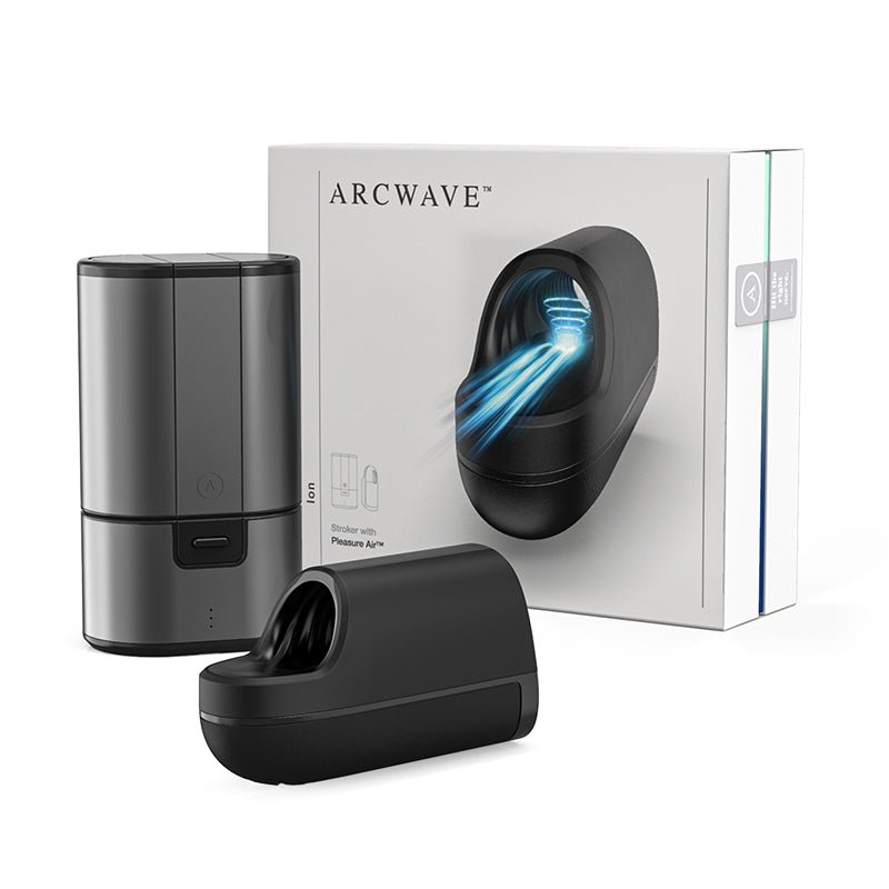Arcwave Ion Rechargeable Stroker With Pleasure Air Black - Royal Sins