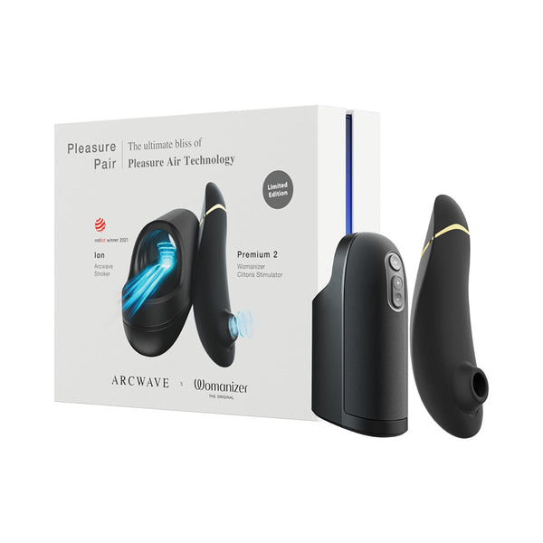 Arcwave Pleasure Pair - Ion + Womanizer Premium 2 Black - Royal Sins
