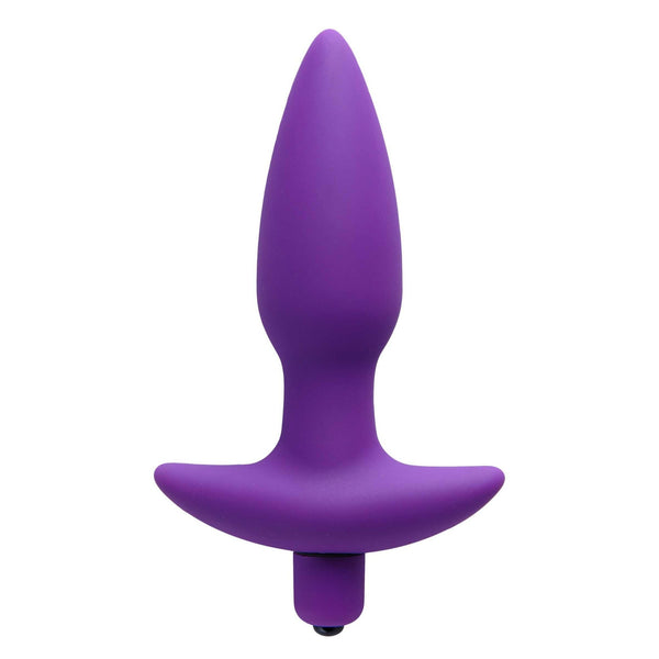 Aria Vibrating Silicone Anal Plug - Medium - Royal Sins