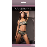 Army Girl Bralette And Booty Shorts Camouflage/Black OS Packaging Box - Royal Sins