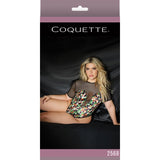 Army Girl Short Sleeve Fishnet Crotchless Teddy Camouflage/Black XL Packaging Box - Royal Sins