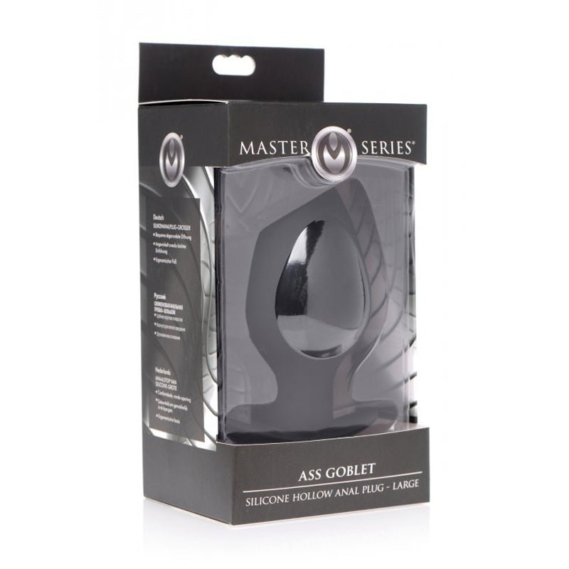 Ass Goblet Silicone Hollow Anal Plug - Large - Royal Sins