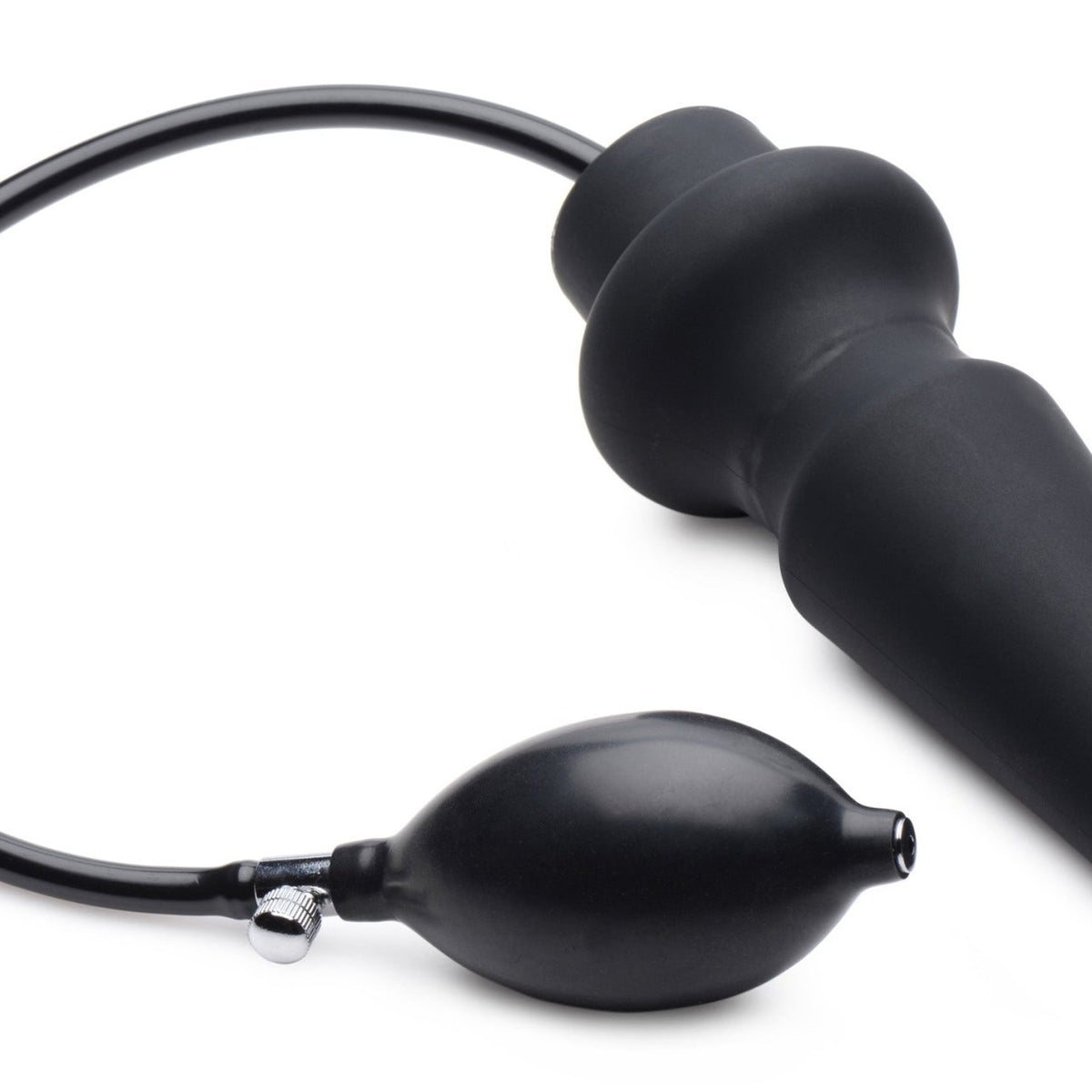 Ass - Pand Large Inflatable Silicone Anal Plug - Royal Sins