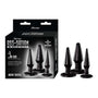 Ass - Sation Anal Training Butt Plug Kit 2 Black - Royal Sins