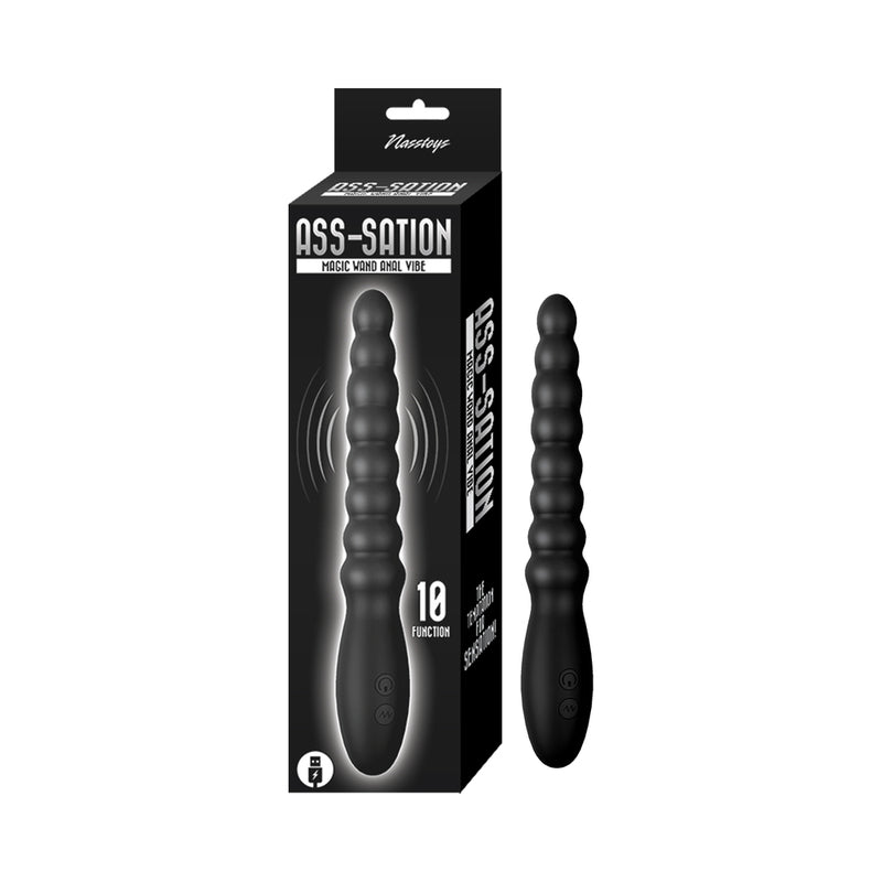 Ass - Sation Magic Wand Anal Vibe Black - Royal Sins