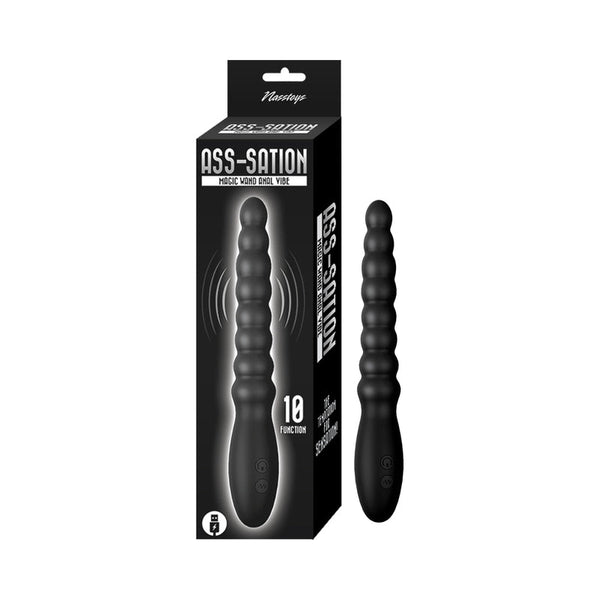 Ass - Sation Magic Wand Anal Vibe Black - Royal Sins