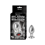 Ass - Sation Remote Vibrating Metal Plug Silver - Royal Sins