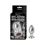 Ass - Sation Remote Vibrating Metal Plug Silver - Royal Sins