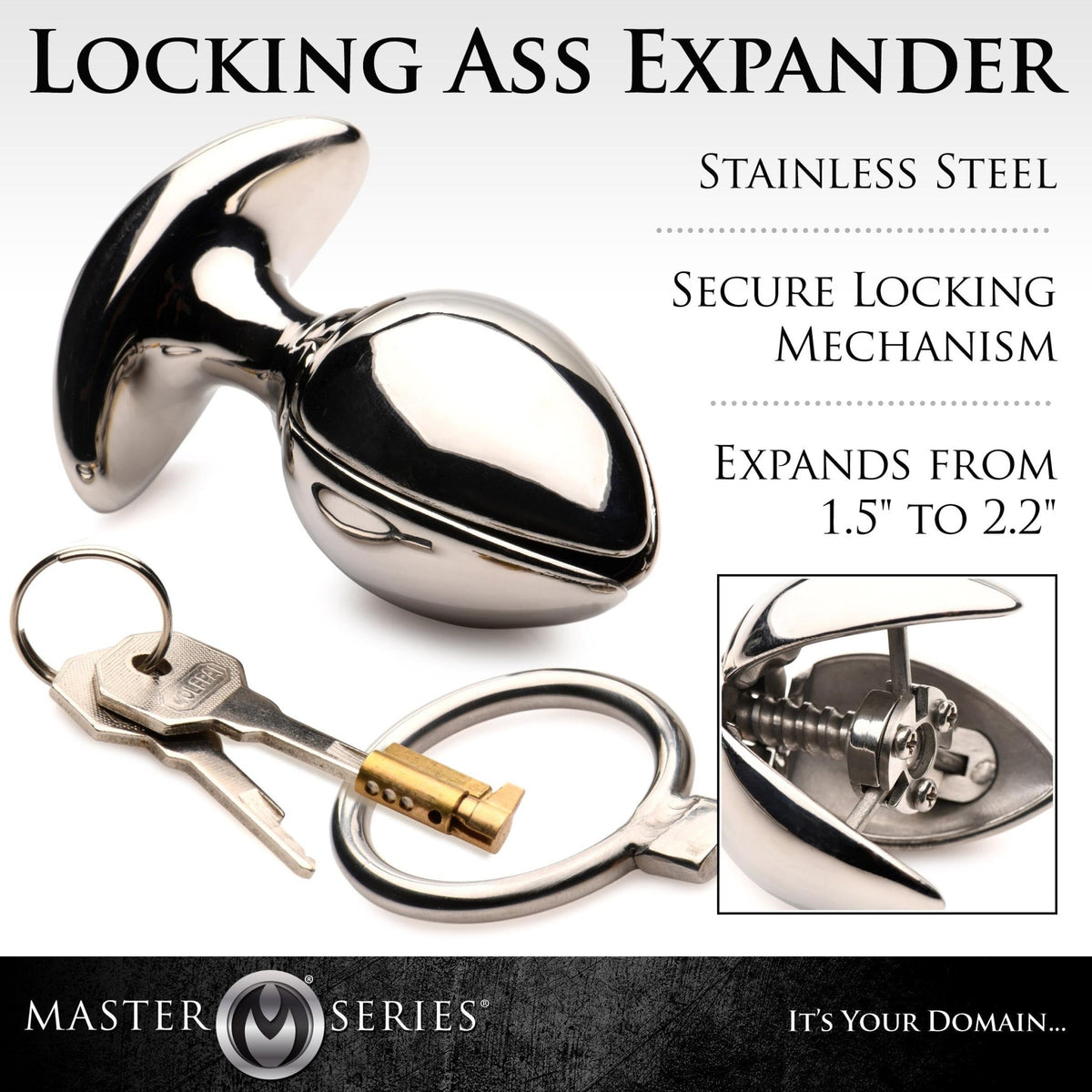 Ass Vault Locking Anal Expander - Royal Sins