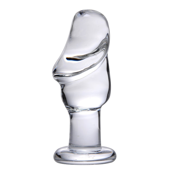 Asvini Glass Penis Anal Plug - Royal Sins