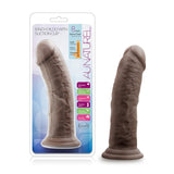 Au Naturel 8 in. Posable Dual Density Dildo Brown - Royal Sins