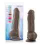 Au Naturel Big Boy 10 in. Posable Dual Density Dildo with Balls Brown - Royal Sins