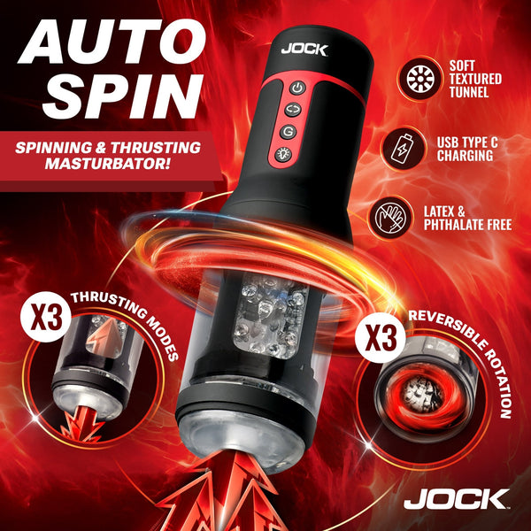 Auto Spin Spinning and Thrusting Masturbator - Royal Sins