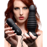 Auto Thruster Vibrating Silicone Anal Plug - Royal Sins