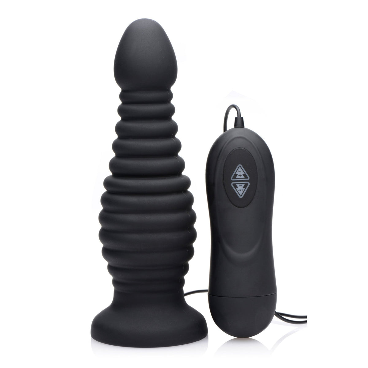 Auto Thruster Vibrating Silicone Anal Plug - Royal Sins