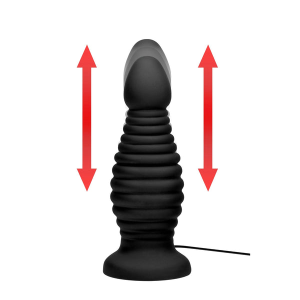 Auto Thruster Vibrating Silicone Anal Plug - Royal Sins