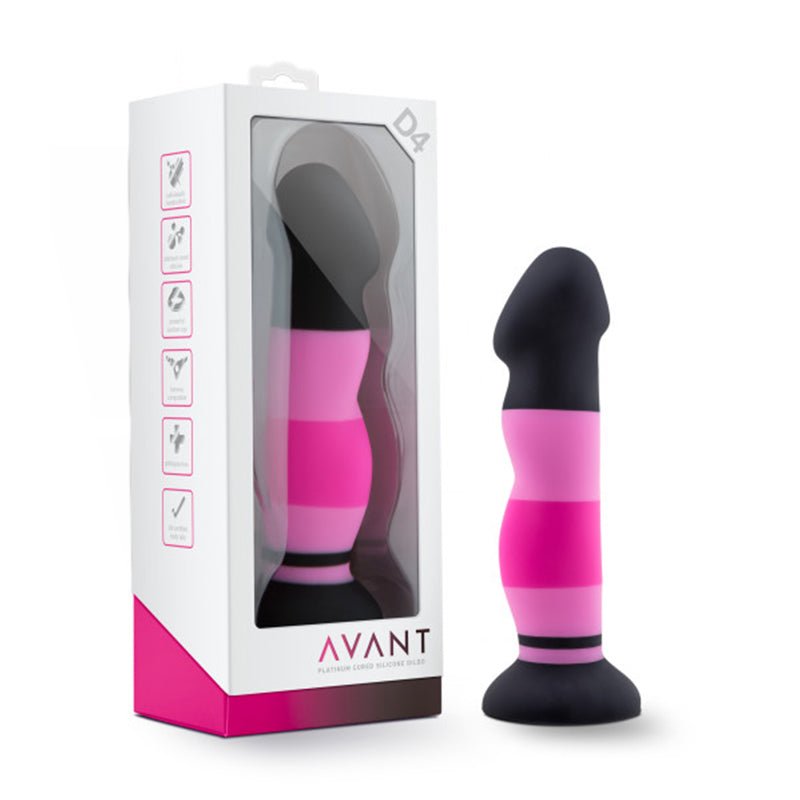 Avant D4 Sexy in Pink 8 in. Silicone Dildo - Royal Sins