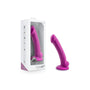 Avant D9 Ergo Mini 7 in. Dual Density Silicone Dildo Violet - Royal Sins