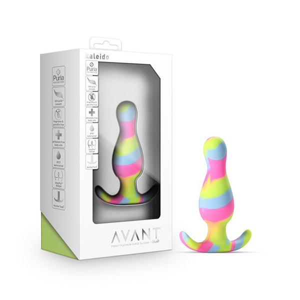 Avant Kaleido Silicone Anal Plug Lime - Royal Sins