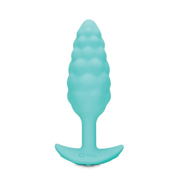 b - Vibe Bump Rechargeable Vibrating Silicone Textured Anal Plug Mint - Royal Sins