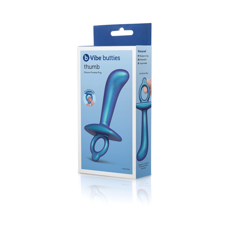 b - Vibe Butties Thumb Silicone Prostate Plug - Royal Sins